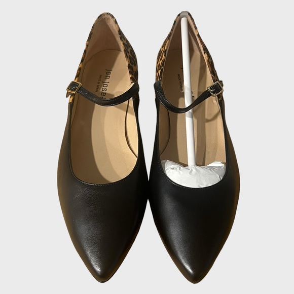 Jon Josef Leopard Print Flats Leather Calf Hair - Picture 6 of 10